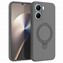 Microsonic Xiaomi Redmi A7 Pro Kılıf Aura Stant MagSafe Gri