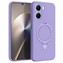 Microsonic Xiaomi Redmi A7 Pro Kılıf Aura Stant MagSafe Lila