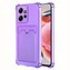 Microsonic Xiaomi Redmi Note 12 4G Card Slot Shock Kılıf Lila