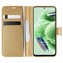 Microsonic Xiaomi Redmi Note 12 Kılıf Delux Leather Wallet Gold