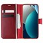 Microsonic Xiaomi Redmi Note 15 Pro 4G Kılıf Delux Leather Wallet Kırmızı
