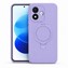 Microsonic Xiaomi Redmi Note 17 5G Kılıf Aura Stant MagSafe Lila