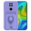 Microsonic Xiaomi Redmi Note 9 Kılıf Multifunction Silicone Lila