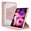 Microsonic Apple iPad 10 2 9 Nesil Kılıf A2602-A2604-A2603-A2605 Regal Folio Pembe