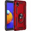 Microsonic Samsung Galaxy A01 Core Kılıf Military Ring Holder Kırmızı