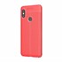 Microsonic Xiaomi Redmi Note 5 Kılıf Deri Dokulu Silikon Kırmızı 2