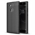 Microsonic Sony Xperia L2 Kılıf Deri Dokulu Silikon Siyah 1