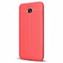 Microsonic Asus Zenfone 4 Selfie 5 5 ZD553KL Kılıf Deri Dokulu Silikon Kırmızı 2