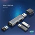 Microsonic 3 Port Hub USB 3 0 Çoğaltıcı Çoklayıcı Gri 2