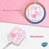 Microsonic Huawei FreeBuds SE 3 Kılıf Figure Series RosyHeart Şeffaf 6