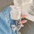 Microsonic Airpods 4 Nesil ANC Kılıf Kelebek Figürlü Parıltılı Şeffaf 4