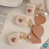 Microsonic Airpods 4 Nesil ANC Kılıf Süslü Kalp Desenli Kırmızı 4
