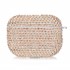Microsonic Airpods 4 Nesil ANC Kılıf Diamond Swarovski Görünümlü Taşlı Rose Gold 1