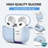 Microsonic AirPods 4 Kılıf Askılı Mat Silikon Pembe 5