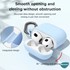 Microsonic AirPods 4 Kılıf Askılı Mat Silikon Pembe 7