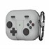Microsonic AirPods 4 Kılıf Cartoon Figürlü Silikon Retro Gameboy Gri 1