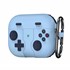 Microsonic AirPods 4 Kılıf Cartoon Figürlü Silikon Retro Gameboy Mavi 1