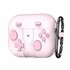 Microsonic AirPods 4 Kılıf Cartoon Figürlü Silikon Retro Gameboy Pembe 1