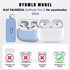 Microsonic AirPods Pro 2 Nesil Kılıf Askılı Mat Silikon Lavanta Grisi 2