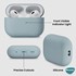 Microsonic AirPods Pro 2 Nesil Kılıf Mat Silikon Lacivert 4