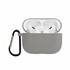 Microsonic AirPods Pro 3 Liquid Silicone Lansman Gri 1
