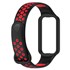 Microsonic Amazfit Band 7 Rainbow Sport Band Kordon Siyah Kırmızı 1