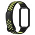 Microsonic Amazfit Band 7 Rainbow Sport Band Kordon Siyah Yeşil 1