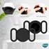 Microsonic Apple AirTag Kılıf Evcil Hayvan için Silikon Boyun Tasma Aparatı Açık Pembe 2
