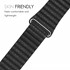 Microsonic Apple Watch Series 2 38mm Twist Leather Loop Kordon Siyah 3