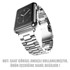 Microsonic Apple Watch Series 2 42mm Metal Stainless Steel Kordon Gümüş 2