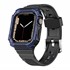 Microsonic Apple Watch 7 45mm Kordon Dual Apex Resist Siyah Lacivert 1