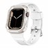 Microsonic Apple Watch 9 45mm Kordon Dual Apex Resist Beyaz Gold 1