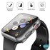 Microsonic Apple Watch Series 5 40mm Kılıf Clear Premium Slim WatchBand Şeffaf 3