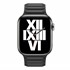 Microsonic Apple Watch Series 9 45mm Kordon Leather Link Band Siyah 3