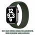 Microsonic Apple Watch SE 2022 40mm Kordon Medium Size 145mm New Solo Loop Koyu Yeşil 2