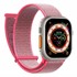 Microsonic Apple Watch SE 2022 40mm Hasırlı Kordon Woven Pembe 1