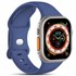 Microsonic Apple Watch SE 2022 40mm Kordon ActiveFlex Wristband Lacivert 1