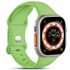 Microsonic Apple Watch SE 2022 40mm Kordon ActiveFlex Wristband Yeşil 1