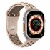 Microsonic Apple Watch SE 2022 40mm Kordon Flame Circle Bej 1