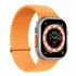 Microsonic Apple Watch SE 2022 40mm Kordon Large Size 160mm Knitted Fabric Single Loop Turuncu 1