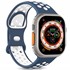 Microsonic Apple Watch SE 2022 40mm Kordon Rainbow Band Lacivert Beyaz 1