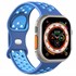 Microsonic Apple Watch SE 2022 40mm Kordon Rainbow Band Mavi Turkuaz 1