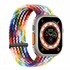Microsonic Apple Watch SE 2022 40mm Kordon Small Size 127mm Knitted Fabric Single Loop Pride Edition 1