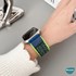 Microsonic Apple Watch SE 2022 40mm Kordon Terra Strand Koyu Yeşil 5
