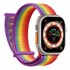 Microsonic Apple Watch SE 2022 44mm Hasırlı Kordon Woven Pride Edition 1