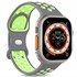 Microsonic Apple Watch SE 2022 44mm Kordon Rainbow Band Gri Yeşil 1
