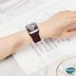 Microsonic Apple Watch SE 2022 44mm Kordon Small Size 127mm Knitted Fabric Single Loop Koyu Bordo 2