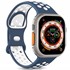 Microsonic Apple Watch SE 40mm Kordon Rainbow Band Lacivert Beyaz 1