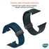 Microsonic Apple Watch Ultra Kordon Ribbon Line Turuncu Siyah 4