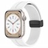 Microsonic Apple Watch Series 10 46mm Kordon Ribbon Line Beyaz 1